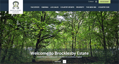 Desktop Screenshot of brocklesby.co.uk